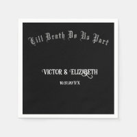 Till Death Do Us Part Elegant Gothic Wedding