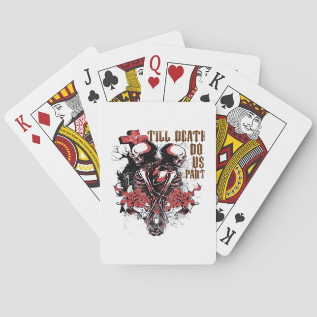 Till Death Do Us Part Essential – Spooky Soulmate  Playing Cards (Back)