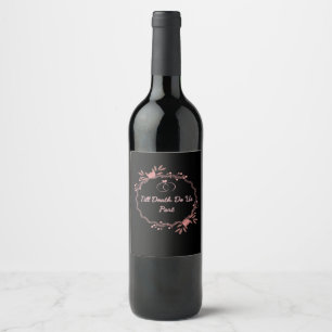Till Death Do Us Part – Ghostly Wedding Wine Label