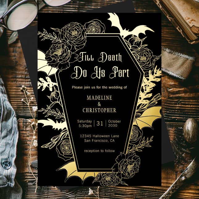 Till Death Do Us Part Gothic Glam Black Wedding (Creator Uploaded)