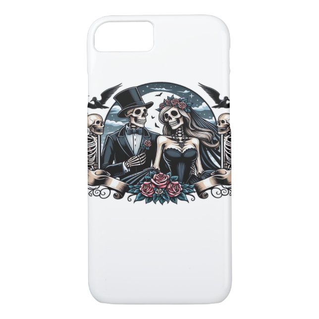 Till Death Do Us Part – Gothic Love Case-Mate iPhone Case (Back)