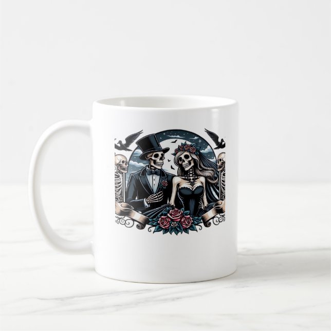 Till Death Do Us Part – Gothic Love Coffee Mug (Left)