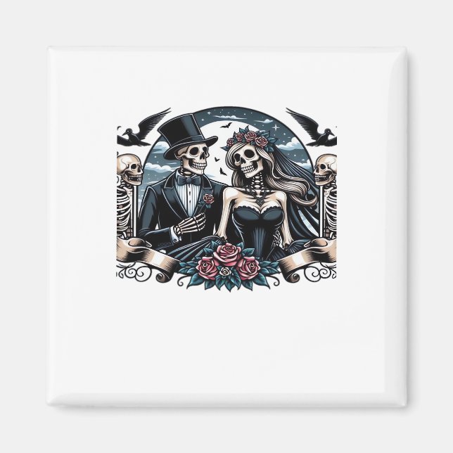 Till Death Do Us Part – Gothic Love Magnet (Front)