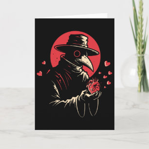 Till Death Do Us Part Gothic Plague Doctor Anti-va Card