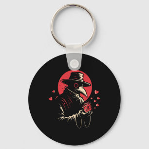 Till Death Do Us Part Gothic Plague Doctor Anti-va Key Ring