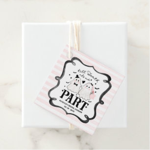Till Death Do Us Part Halloween Bridal Shower Favour Tags