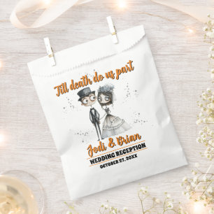 Till Death Do Us Part Halloween Wedding Favour Bags