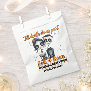 Till Death Do Us Part Halloween Wedding Favour Bags