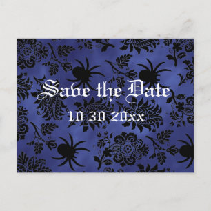 Till Death Do Us Part in Purple Haze Save the Date Announcement Postcard
