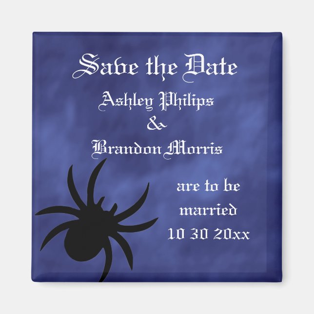 Till Death Do Us Part in Purple Haze Save the Date Magnet (Front)