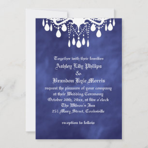 Till Death Do Us Part In Purple Haze Wedding Invitation
