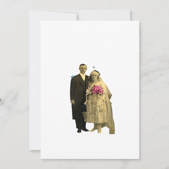 Till Death Do Us Part Meme Classic Style Holiday Card (Front)