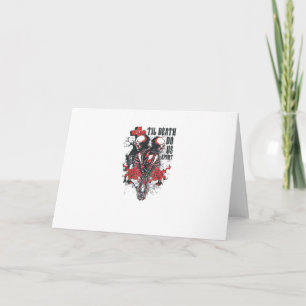 Till Death Do Us Part – Minimalist Skeleton Art Fo Card