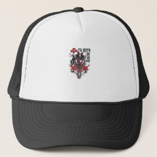 Till Death Do Us Part – Minimalist Skeleton Art Fo Trucker Hat