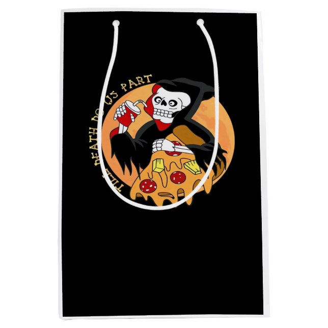 Till Death Do Us Part. Pizza Forever! Medium Gift Bag (Front)