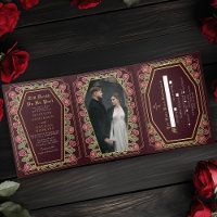 Till Death Do Us Part Rose Red Gothic Wedding
