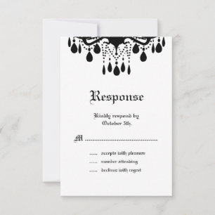 Till Death Do Us Part RSVP Card