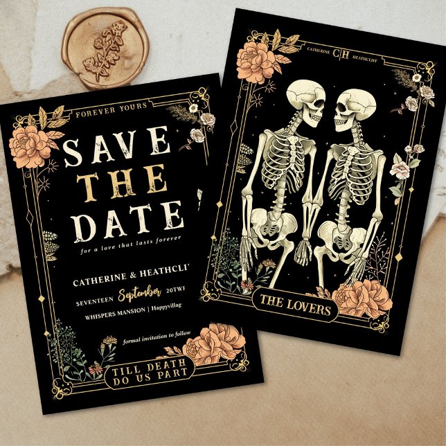 Till Death Do Us Part | save the date Invitation (Creator Uploaded)