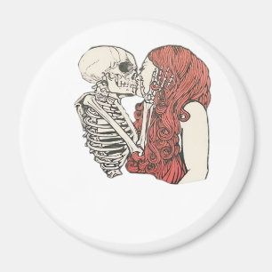 Till Death Do Us Part Skeleton Art Classic Magnet