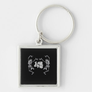 Till Death Do Us Part Skeleton Design Key Ring