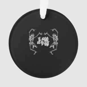 Till Death Do Us Part Skeleton Design Ornament