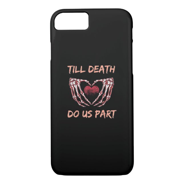 Till Death Do Us Part Skeleton Heart Hands Valenti Case-Mate iPhone Case (Back)