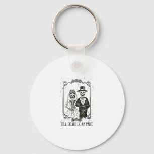 Till Death Do Us Part Skeleton Wedding Couple – Key Ring