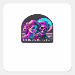 Till Death Do Us Part – Sloth and Soulmate Square Sticker