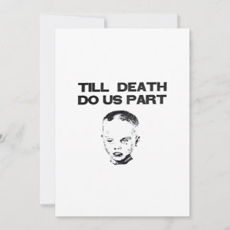 Till Death Do Us Part Sloth Classic Design Holiday Card