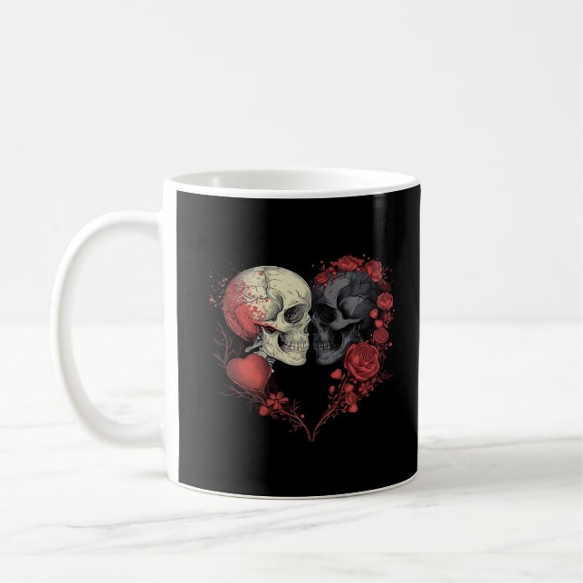 Till Death Do Us Part – Spooky Love Story Coffee Mug (Left)