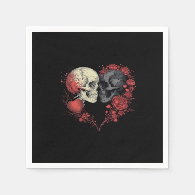 Till Death Do Us Part – Spooky Love Story Napkin (Front)