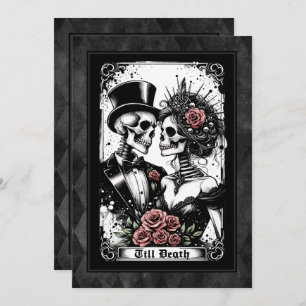 Till Death Do Us Part Tarot Wedding Invitation