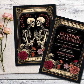 Till Death Do Us Part | Tarot Wedding Invitation