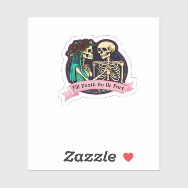 Till Death Do Us Part Valentine Art – Spooky Cute  (Sheet)