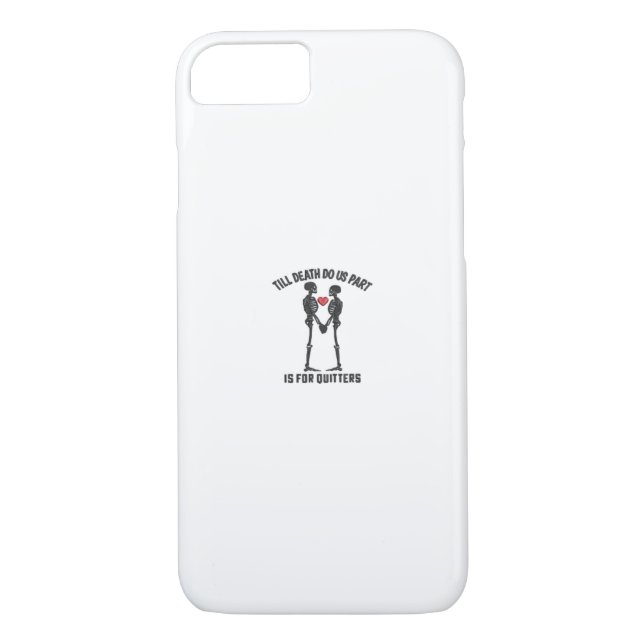 Till Death Do Us Part Valentine Design  Case-Mate iPhone Case (Back)