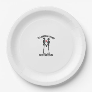 Till Death Do Us Part Valentine Design Paper Plate