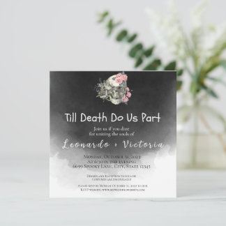 Till Death Do Us Part Wedding Invitation