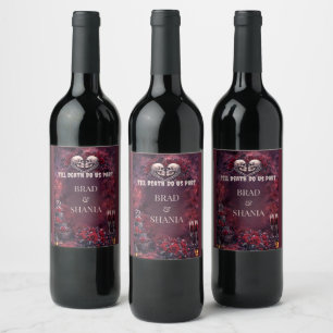 Till Death Do Us Part Wine Label
