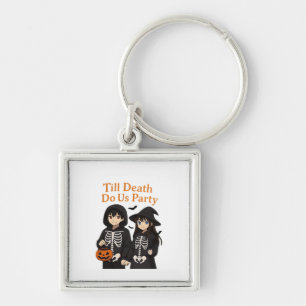 Till Death Do Us Party – Anime Halloween Couple Cl Key Ring