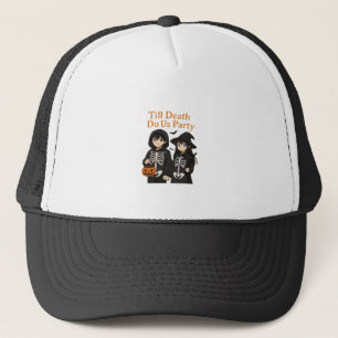 Till Death Do Us Party – Anime Halloween Couple Cl Trucker Hat