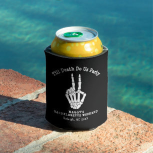 Till death do us Party Bachelorette Party  Can Cooler