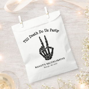 Till death do us Party Bachelorette Party  Favour Bags