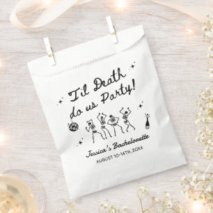 Till Death Do Us Party Bachelorette Weekend  Favour Bags