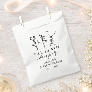 Till Death Do Us Party Bachelorette Weekend  Favour Bags