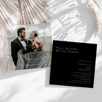 Till Death Do Us Party Black Elopement Wedding