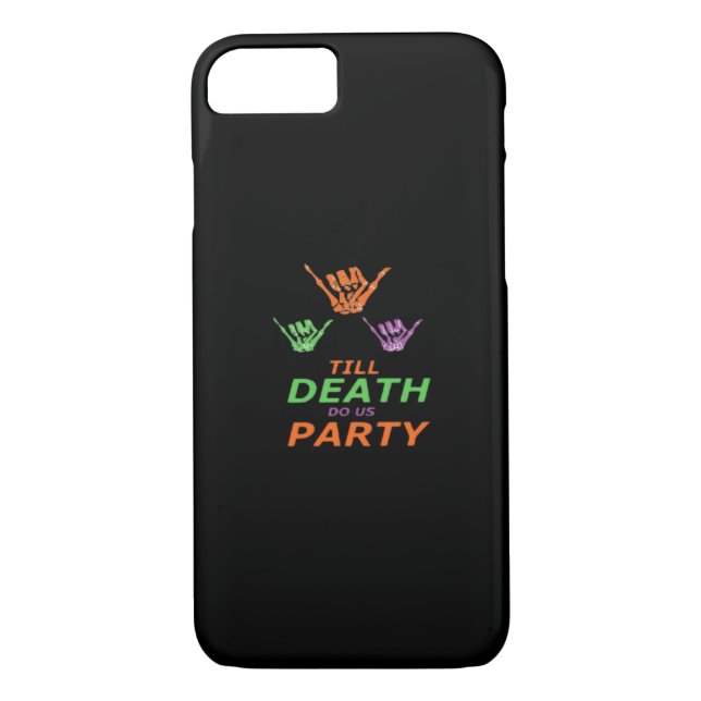 Till Death Do Us Party Classic Case-Mate iPhone Case (Back)