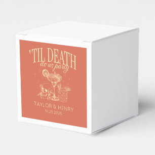 Till Death Do Us Party Custom Wedding Favour Boxes