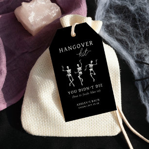 Till Death Do Us Party Hangover Kit Gift Tags