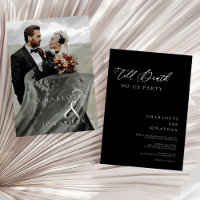 Till Death Do Us Party Minimal Modern Wedding