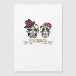 Till Death Do Us Skull Wedding Bride And Groom Pri